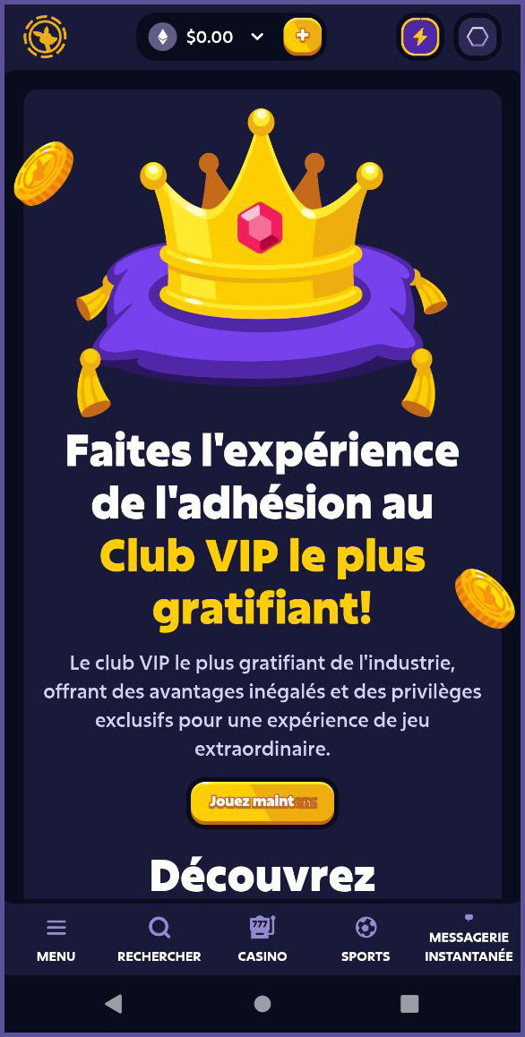 Profitez des avantages exclusifs du club VIP